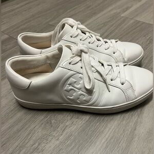 Tory Burch White Logo Sneakers